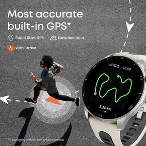 Titan Celestor Advanced GPS & Barometer 3.6 CM AMOLED Display with AOD, Piezoelectric Functional Crown Black Eclipse 90206AP01