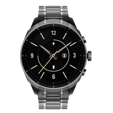 Titan Heritage Premium Smartwatch with All SS Design, 3.6 CM AMOLED Display, BT Calling, Advanced Chipset, Titan Health 90207NM01