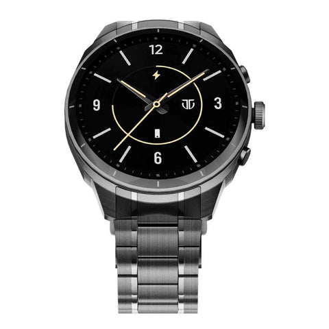 Titan Heritage Premium Smartwatch with All SS Design, 3.6 CM AMOLED Display, BT Calling, Advanced Chipset, Titan Health 90207NM01