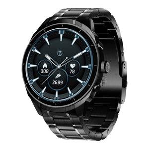 Titan Heritage Premium Smartwatch with All SS Design, 3.6 CM AMOLED Display, BT Calling, Advanced Chipset, Titan Health 90207NM01