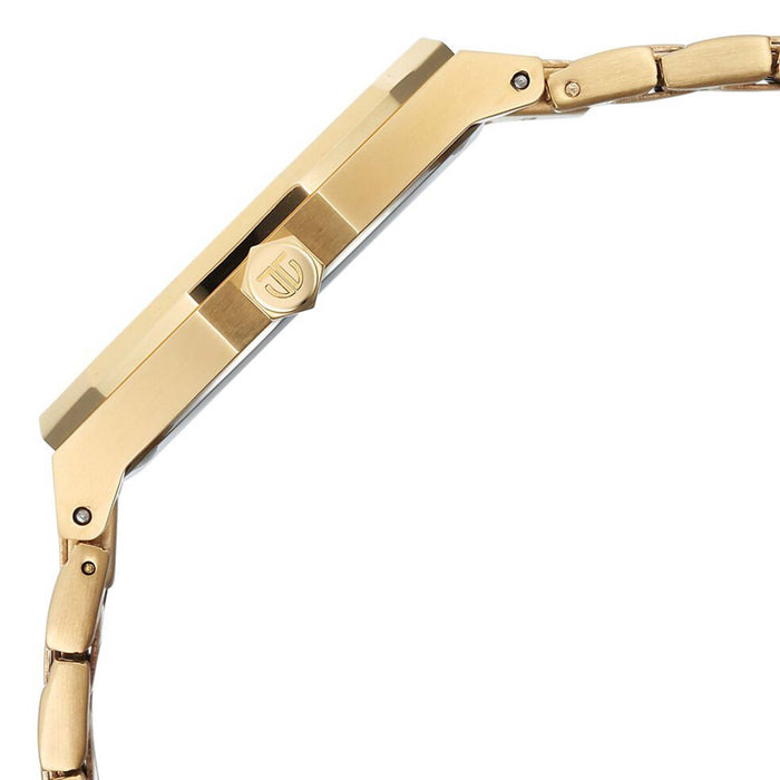 Titan Regalia Dodecagon Quartz Analog with Date Black Dial Golden Stainless Steel Strap Watch For Men