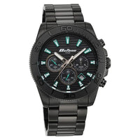 Titan Octane Black Dial Stainless Steel Multifunction Watch for Men