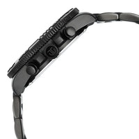 Titan Octane Black Dial Stainless Steel Multifunction Watch for Men