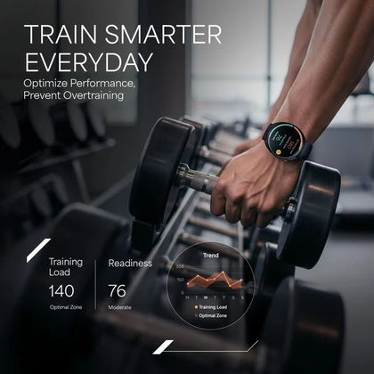 Titan Celestor 2.0 Smartwatch with 1.43" inch AMOLED Display, Dual band GPS, Titan Q, Training Load & Readiness