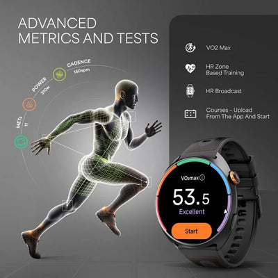 Titan Celestor 2.0 Smartwatch with 1.43" inch AMOLED Display, Dual band GPS, Titan Q, Training Load & Readiness