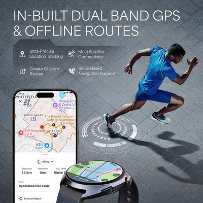 Titan Celestor 2.0 Smartwatch with 1.43" inch AMOLED Display, Training Load & Readiness, Titan Q, Dual band GPS