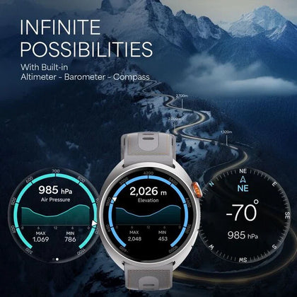 Titan Celestor 2.0 Smartwatch with 1.43" inch AMOLED Display, Training Load & Readiness, Titan Q, Dual band GPS