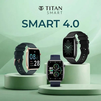Titan Smart 4.0 Smartwatch with 1.93" AMOLED Display, Infinite AI Watch Faces, AI Voice assistant, Smart Hydration