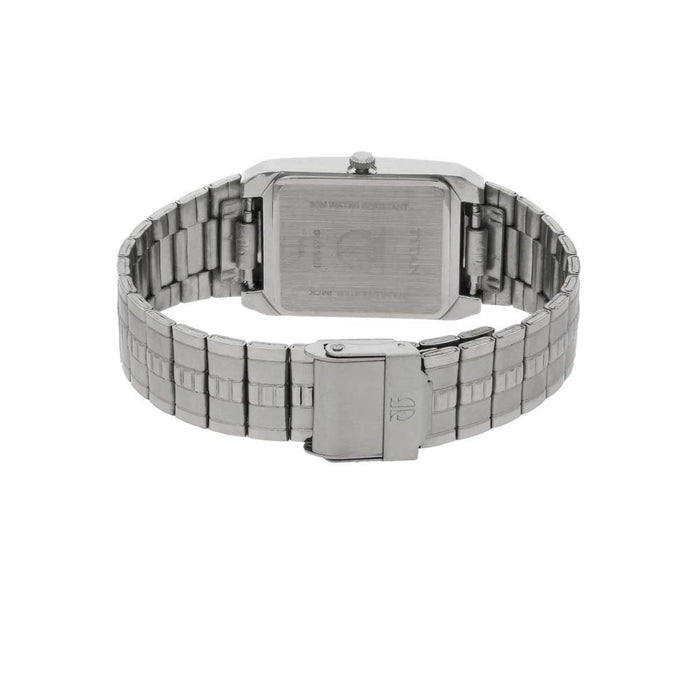 Titan Quartz Analog with Date Black Dial Stainless Steel Strap Watch for Men