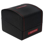 Titan Quartz Analog Brown Dial Metal Strap Watch for Men