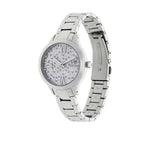 Titan Quartz Analog Purple Dial Metal Strap Watch for Women