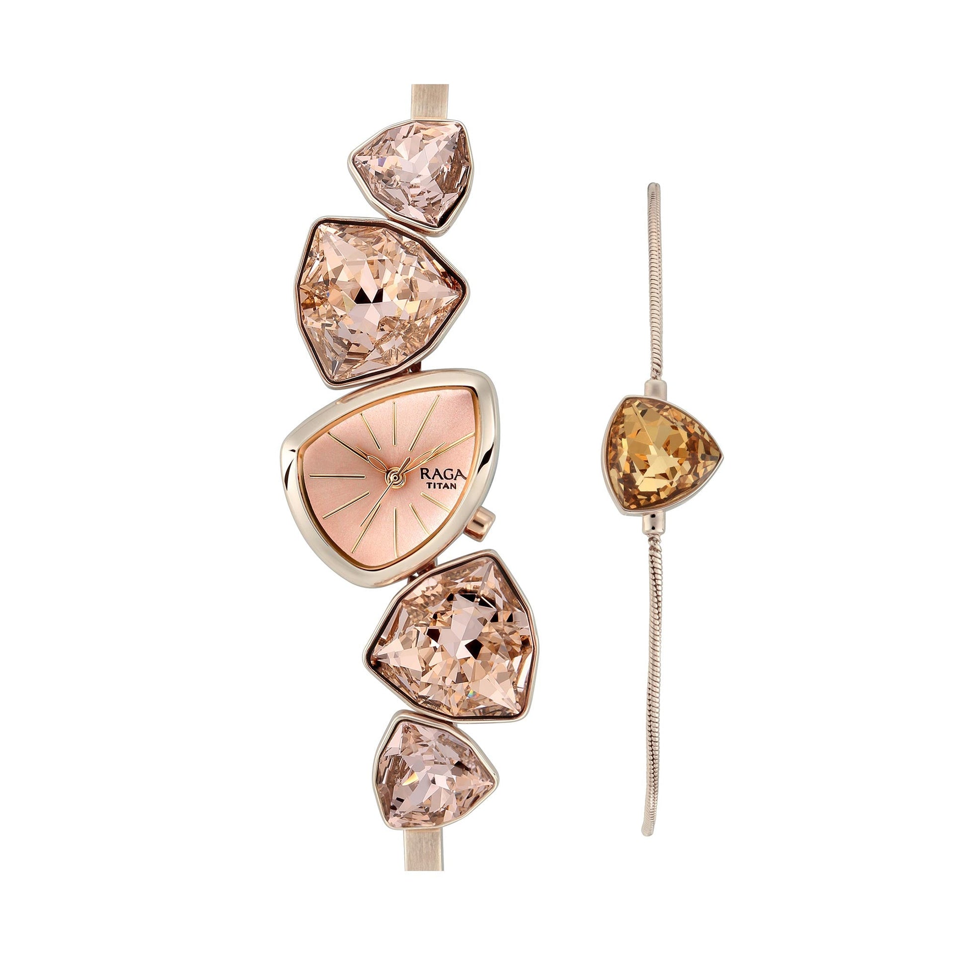 Buy Titan Raga I Am Pink Dial Women Watch With Metal Strap – Nepal