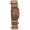 Titan Raga Brown Oval Dial Metal Strap Analog Watch for Women
