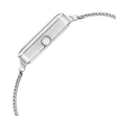 Titan Avant Garde Silver Dial Quartz Multifunction Stainless Steel Strap watch for Women