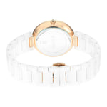 Titan Purple Ceramics White Dial Analog Ceramic Strap watch for Women