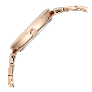 Titan Purple Style Up Quartz Analog Mother Of Pearl Dial Stainless Steel Strap Watch for Women 95237WM01