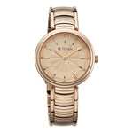 Titan Aura Quartz Analog Rose Gold Dial Rose Gold Stainless Steel Strap Watch for Women
