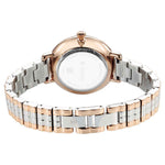 Titan Aura Quartz Analog Silver Dial Stainless Steel Strap Watch for Women