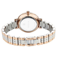 Titan Aura Quartz Analog Silver Dial Stainless Steel Strap Watch for Women