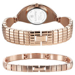 Titan Raga Memoirs Quartz Analog Rose Gold Dial With Rose Gold Metal Strap Watch For Women