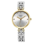 Titan Raga Showstopper Quartz Analog Silver Dial Metal Strap Watch for Women 95262BM01