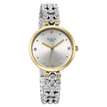 Titan Raga Showstopper Quartz Analog Silver Dial Metal Strap Watch for Women 95262BM01