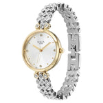 Titan Raga Showstopper Quartz Analog Silver Dial Metal Strap Watch for Women 95262BM01
