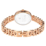 Titan Raga Showstopper Quartz Alog Rose Gold Dial Metal Strap Watch for Women