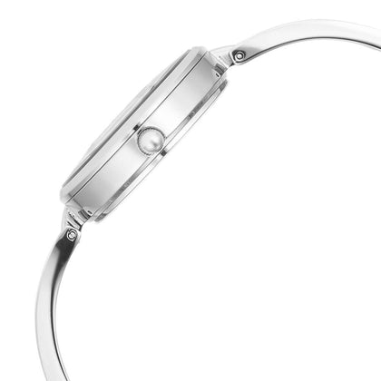 Titan Raga Silver Dial Metal Strap Analog Watch for Women