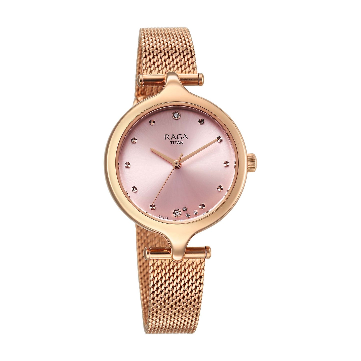 Titan Raga Showstopper 2.0 Quartz Analog Rose Gold Dial  Rose Gold Color Stainless Steel Strap Watch For Women