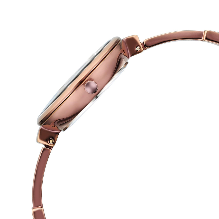 Titan Raga Showstopper Quartz Analog Brown Dial Metal Strap Watch For Women