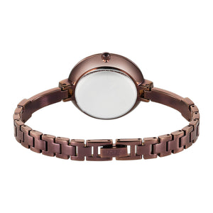 Titan Raga Showstopper Quartz Analog Brown Dial Metal Strap Watch For Women