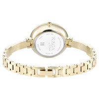 Titan Raga Mother of Pearl Dial Golden Metal Strap Analog Watch for Women