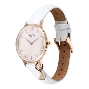 Titan Raga Showstopper 2.0 Strap Material Leather Dial Colour Mother Of Pearl 95274WL03