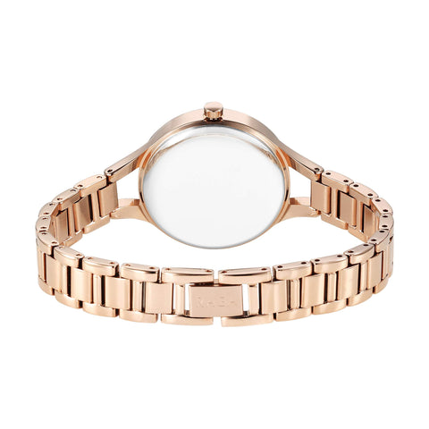 Titan Raga Showstopper Quartz Analog Mother Of Pearl Dial Metal Strap Watch For Women