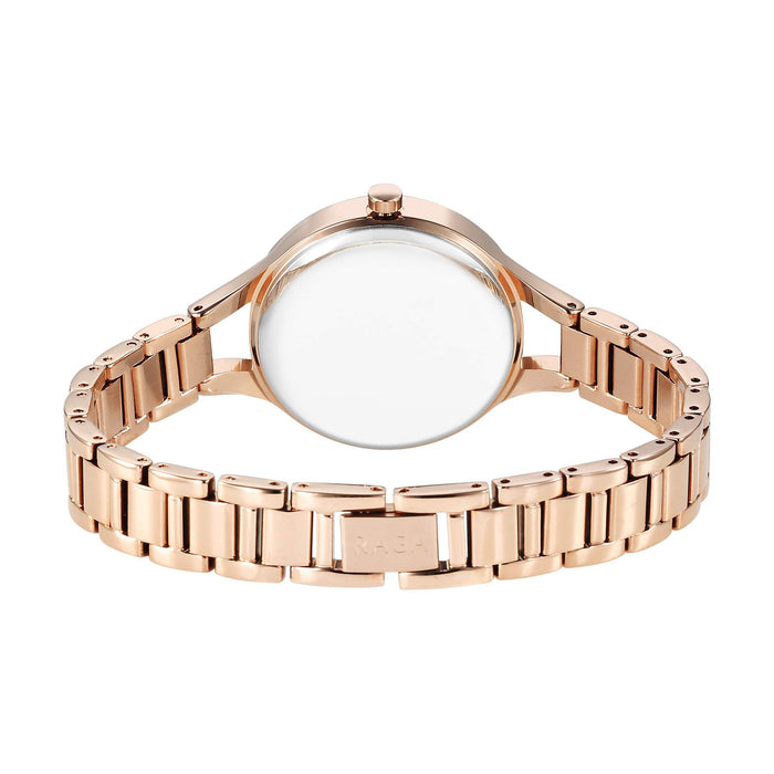 Titan Raga Showstopper Quartz Analog Mother Of Pearl Dial Metal Strap Watch For Women