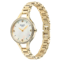 Titan Raga Showstopper Quartz Alog Mother Of Pearl Dial Metal Strap Watch for Women