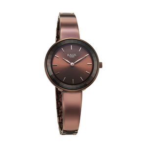 Titan Raga Showstopper Quartz Analog Brown Dial Brass Material Watch For Women