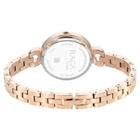 Titan Raga Showstopper Quartz Alog White Dial Metal Strap Watch for Women