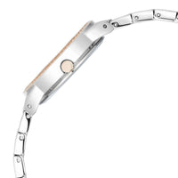 Titan Raga Showstopper Quartz Alog Purple Dial Metal Strap Watch for Women