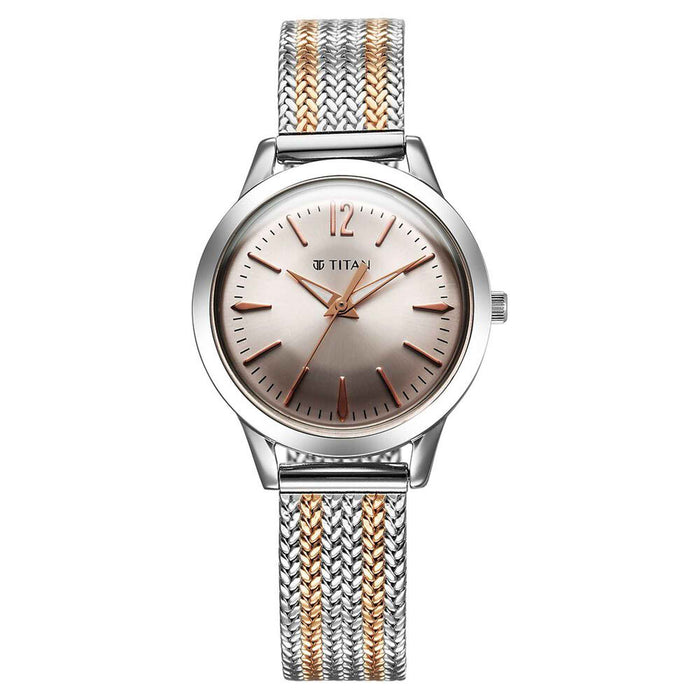 gold and silver watch women
