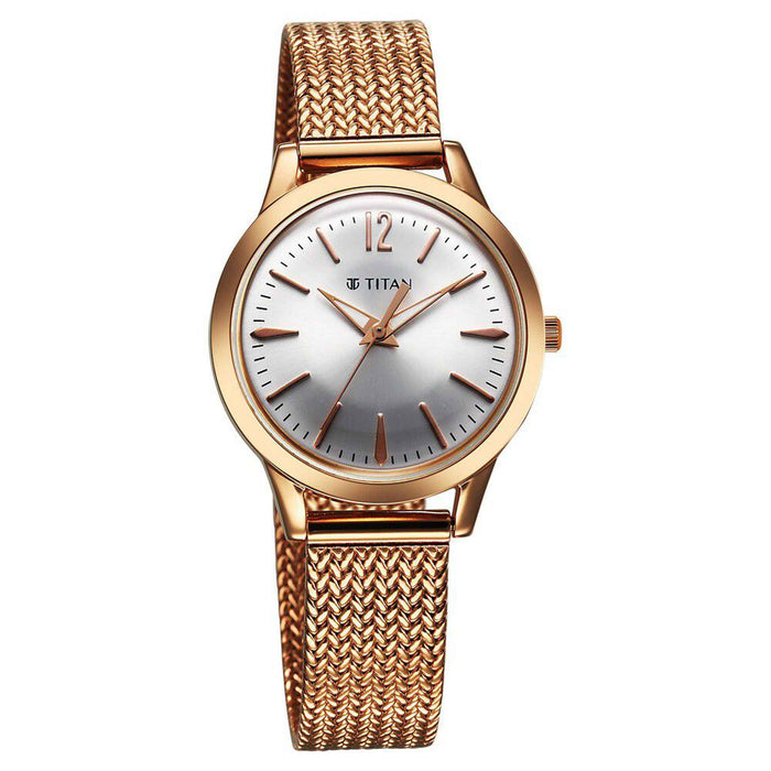 rose gold wrist watch for ladies
