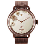 Titan Valerie Premium Smartwatch with All 316L SS construction, Skin Temp. Sensor, Women’s Health, SingleSync BT Calling 95292QM01