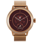 Titan Valerie Premium Smartwatch with All 316L SS construction, Skin Temp. Sensor, Women’s Health, SingleSync BT Calling