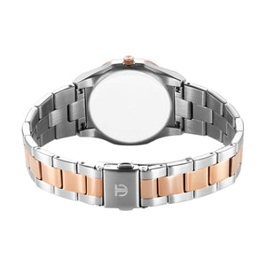 Titan Workday Wonders Quartz Analog with Date Pink Mother Of Pearl Dial Stainless Steel Strap Watch For Women