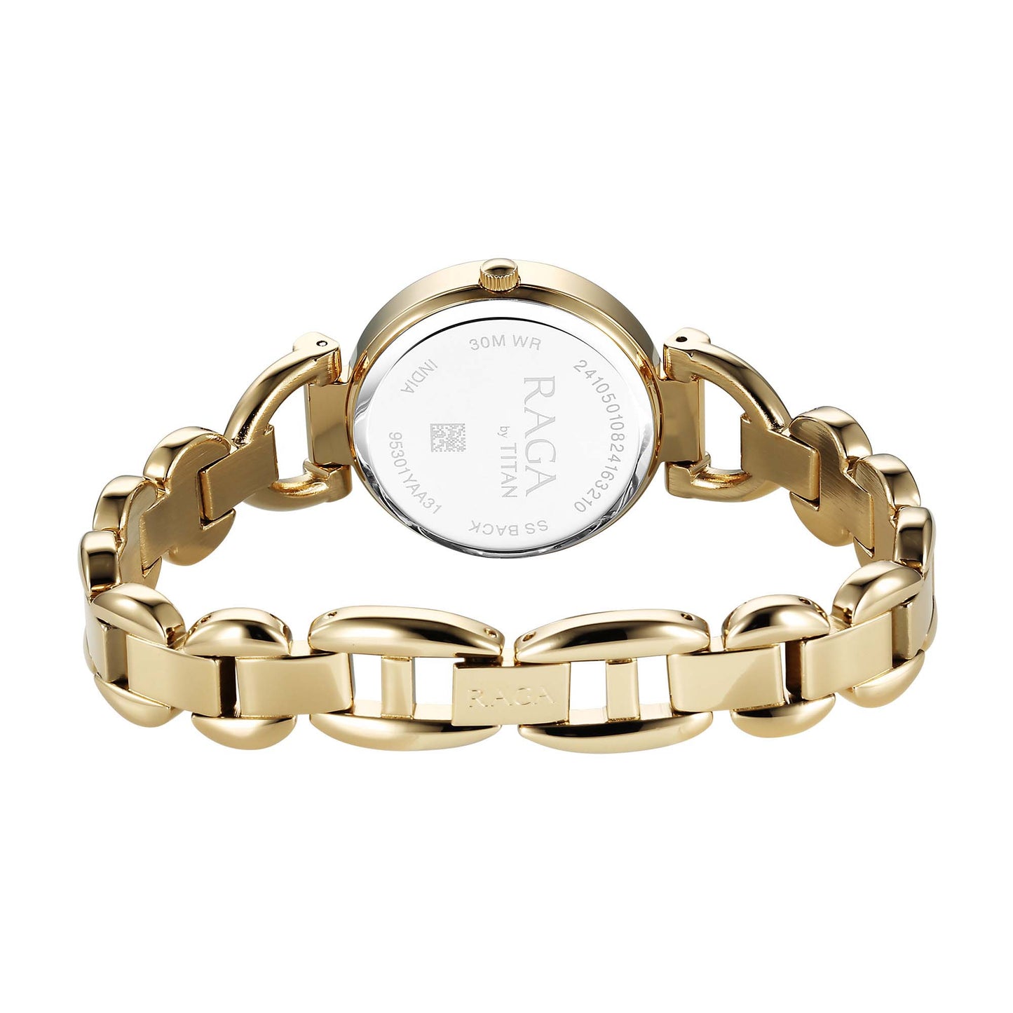 Titan Raga Showstopper 2.0 Strap Material Stainless Steel Dial Colour Green 95301YM01