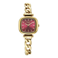 Titan Raga Showstopper 2.0 Strap Material Stainless Steel Dial Colour Red 95302YM01