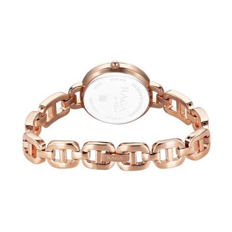 Titan Raga Showstopper 2.0 Strap Material Stainless Steel Dial Colour Rose Gold 95305WM01