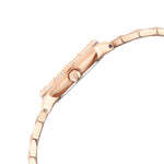 Titan Glamour Quartz Analog Mother Of Pearl Dial Rose Gold Stainless Steel Strap Watch For Women