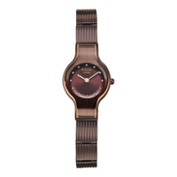 Titan Raga Glimmers Brown Dial Metal Strap Analog Watch for Women